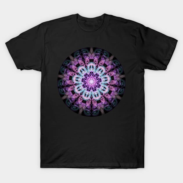 Cotton Candy Mandala T-Shirt by EggheadK8